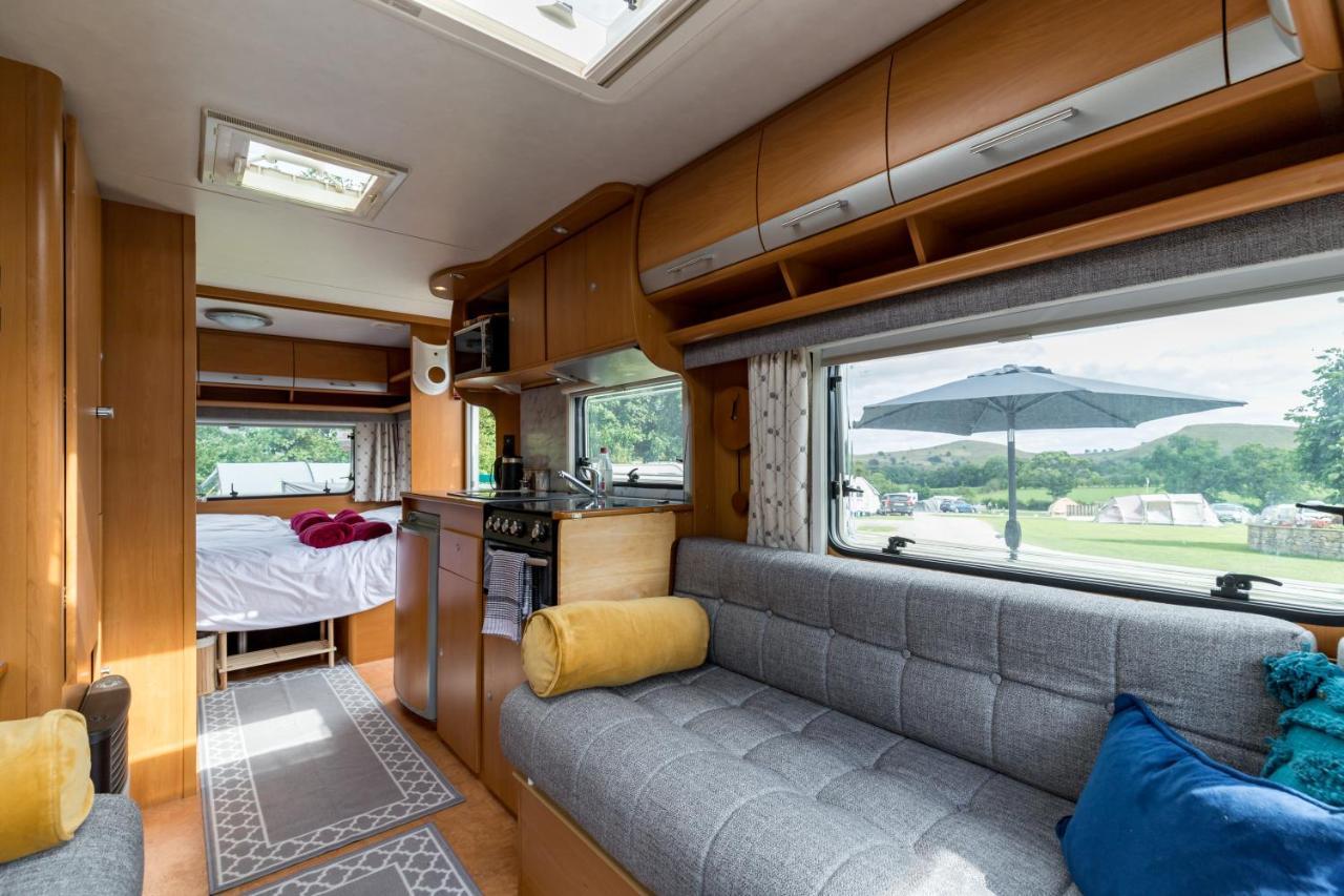 Cosy Caravan On Luxury Campsite Hulme End エクステリア 写真